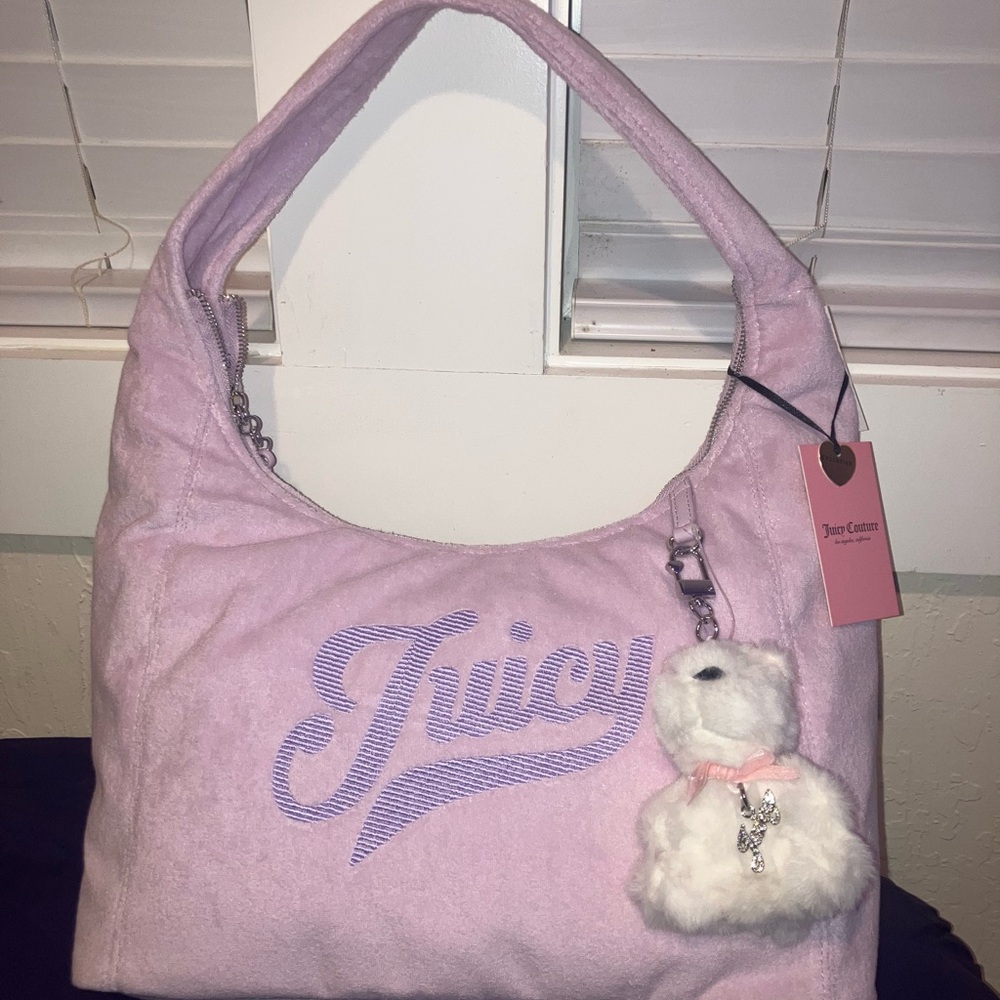 Juicy Couture lilac too cute hobo bag
